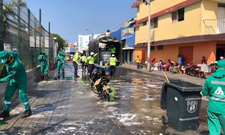 Realizan jornada de limpieza y desinfección en el Mercado - El Callejero
