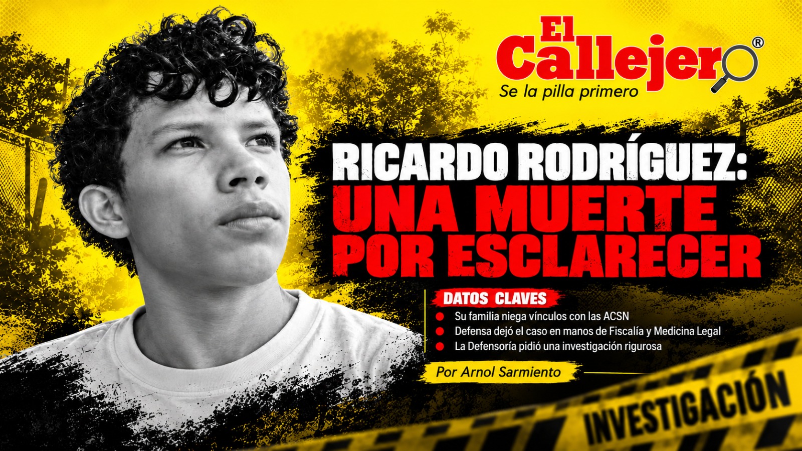 RICARDO RODRÍGUEZ: UNA MUERTE POR ESCLARECER