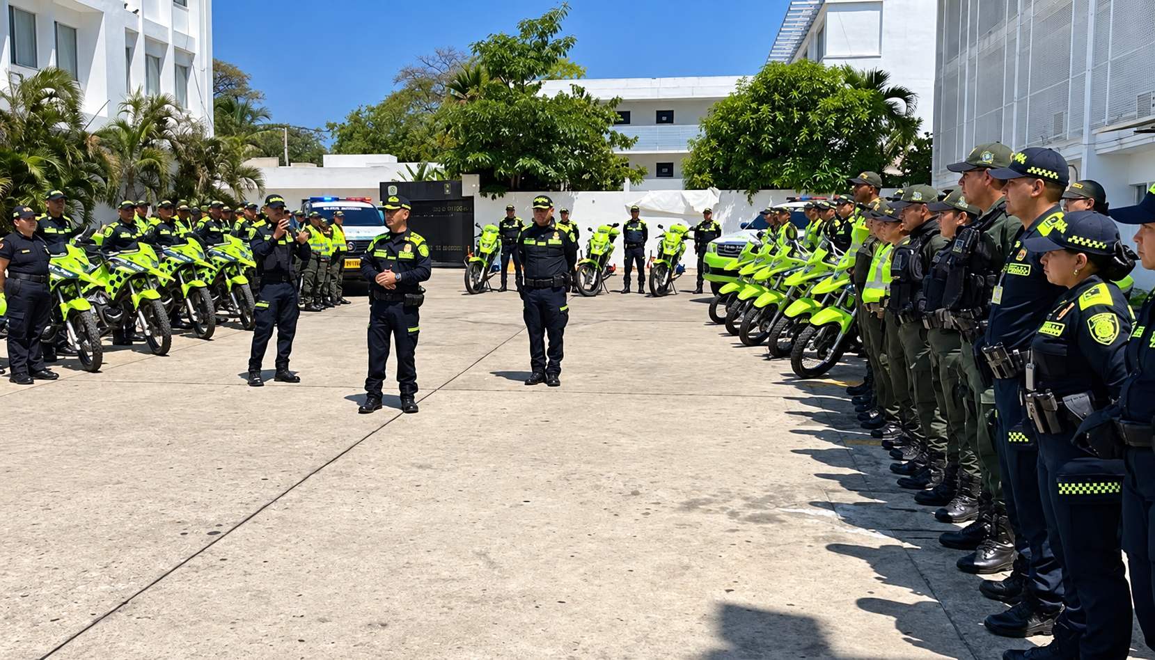 96 policías refuerzan búsqueda de 33 prófugos en Santa Marta