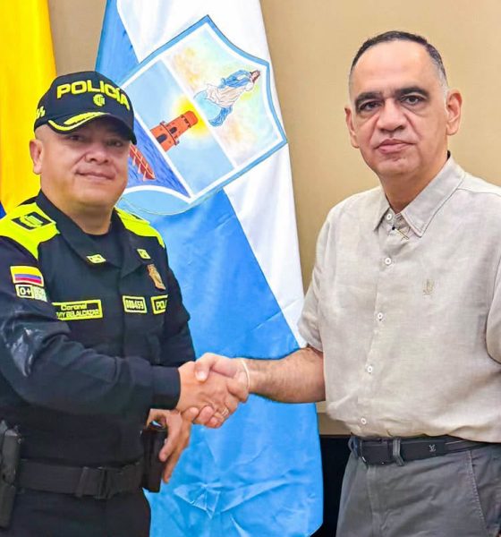 Alcalde Carlos Pinedo y la Policía articulan estrategias de seguridad en Santa Marta