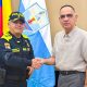 Alcalde Carlos Pinedo y la Policía articulan estrategias de seguridad en Santa Marta