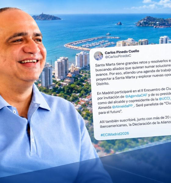 Alcalde Pinedo adelanta agenda internacional en Madrid e Italia para proyectar a Santa Marta