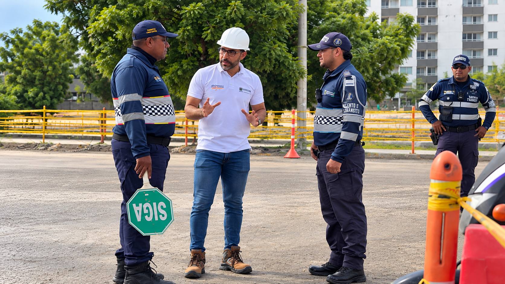 Gobernación implementará medidas para agilizar el tráfico en las obras del Intercambiador Vial de La Piragua