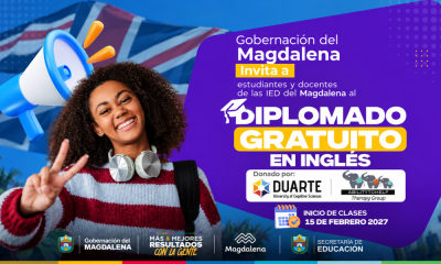 Gobernación ofrece diplomado gratuito de inglés para estudiantes y docentes del Magdalena