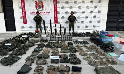 Gobernadora destaca golpe del Ejército a las ACSN tras hallazgo de material de guerra en Santa Marta