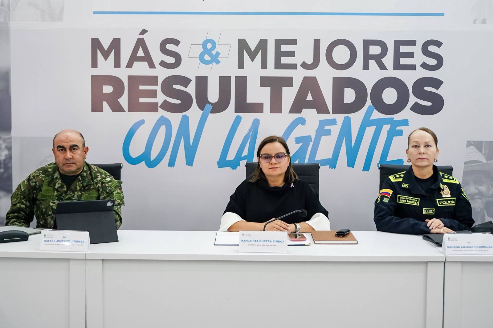 Margarita Guerra lidera Sexto Comité de Orden Público para reforzar seguridad en el Magdalena