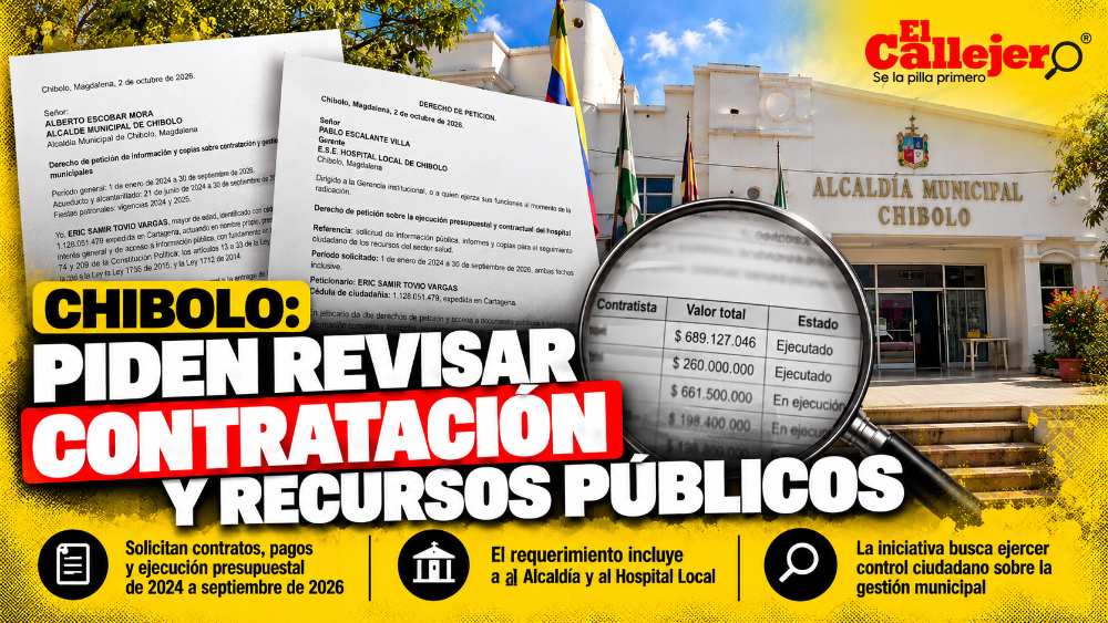 Piden revisar contratación y recursos públicos en Chibolo