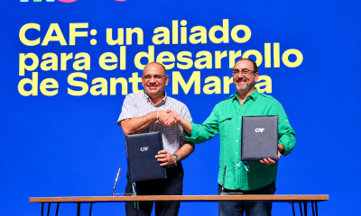 Pinedo fortalece la alianza con la CAF para impulsar la transformación de Santa Marta