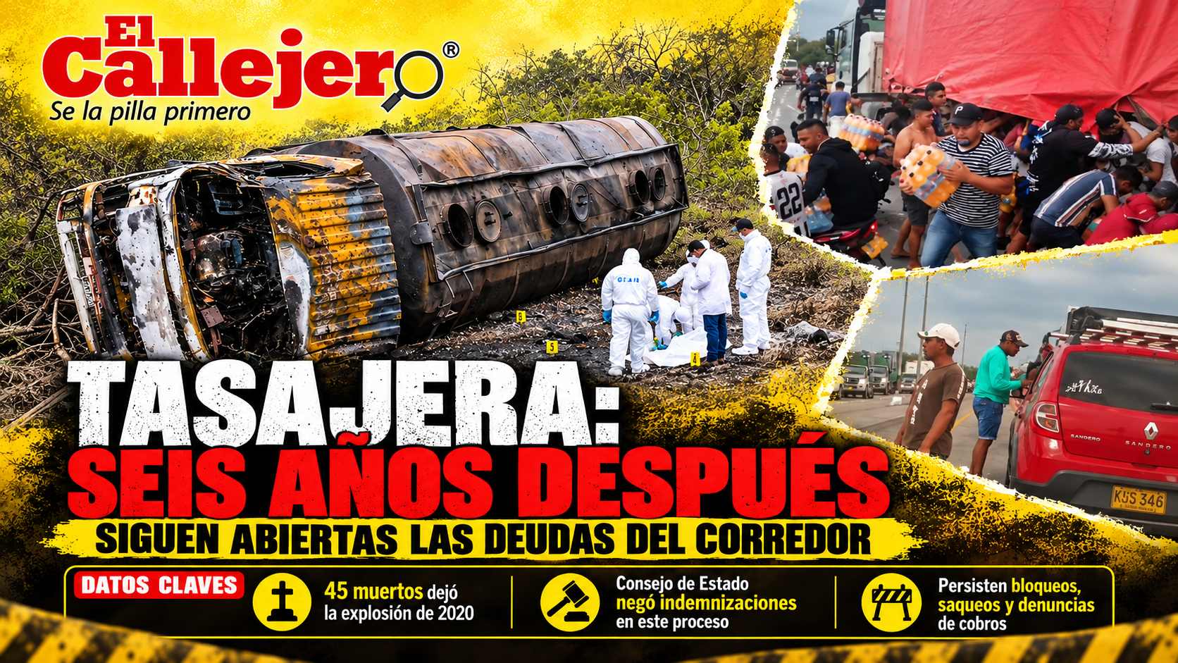 TASAJERA: SEIS AÑOS DESPUÉS, SIGUEN ABIERTAS LAS DEUDAS DEL CORREDOR