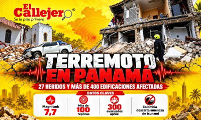 Terremoto en Panamá deja 27 heridos y más de 400 edificaciones afectadas